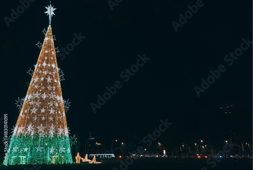 Inauguration of the 2025 Christmas tree with lights