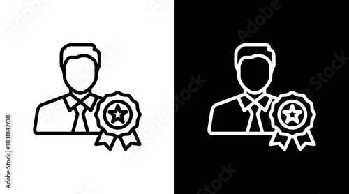 Expert With Icon Set Design