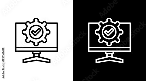 System With Icon Set Design