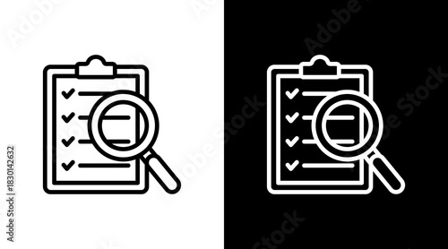 Inspection With Icon Set Design