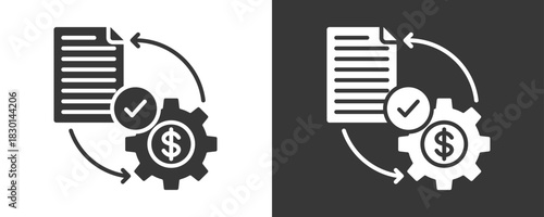 Iteration Icon Set Vector Collection Isolated In Black And White