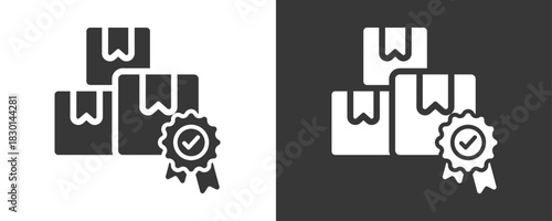 Product Icon Set Vector Collection Isolated In Black And White