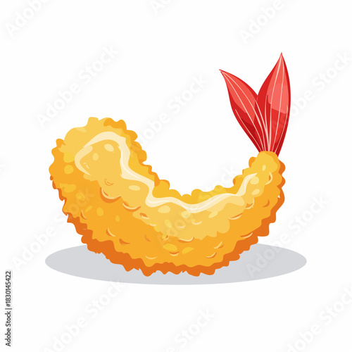 vector illustration of tempura