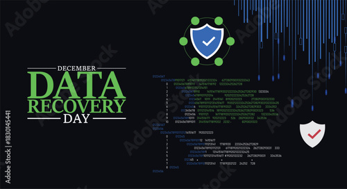 International Data Recovery Day Technology Awareness Poster
