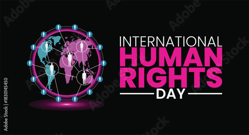 International Human Rights Day Awareness Poster