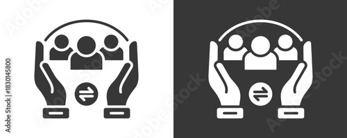 Inclusion Icon Set Vector Collection Isolated In Black And White