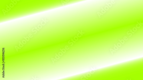 A bright and vibrant abstract background featuring a smooth diagonal gradient transition between intense green and pure white