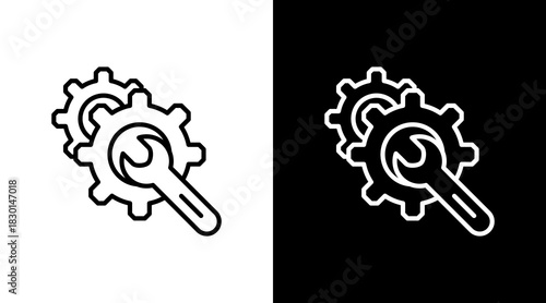 Repairing With Icon Set Design