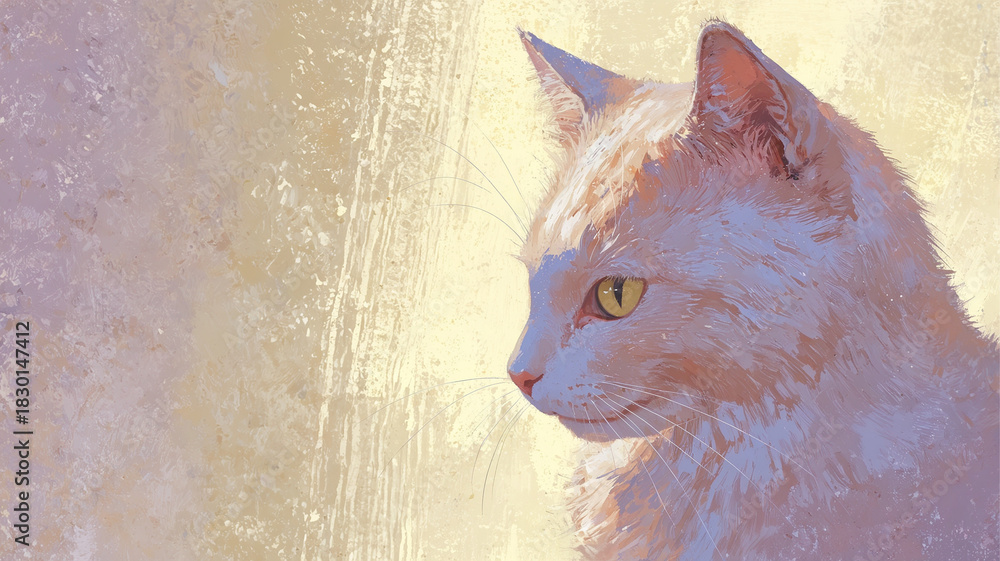 Fototapeta ネコのイラスト - ネコのイラスト4