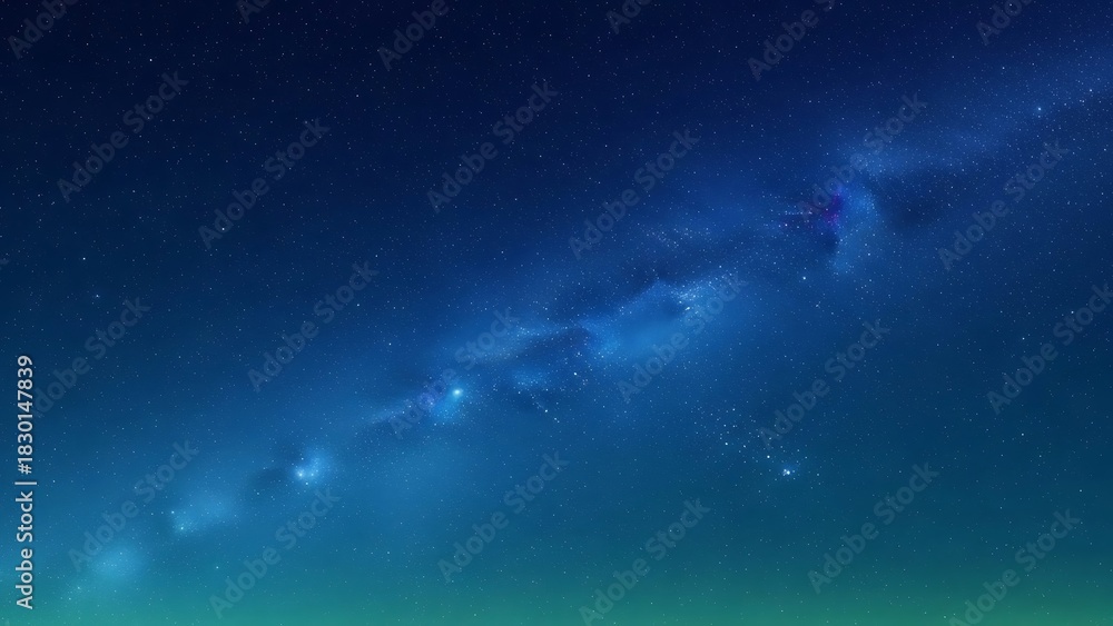 Fototapeta premium Vast Cosmic Nebula in Deep Space with Distant Stars Stunning Celestial Panorama