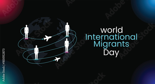 International Migrants Day Awareness and Support Poster