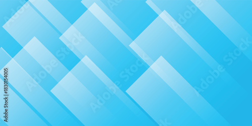 Abstract light blue background with a modern geometric pattern of overlapping diagonal shapes.