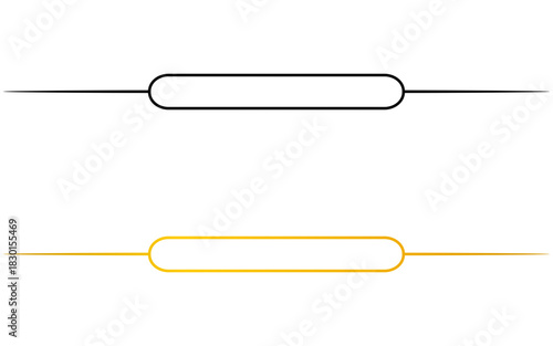 Rounded capsule text highlight line – A capsule highlight line made to frame small captions, headers, announcements, organize layouts, and add tidy accents to visual designs
