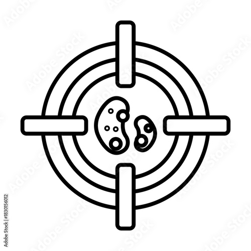 Cancer treatment icon