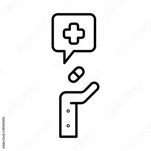 Cancer drug icon