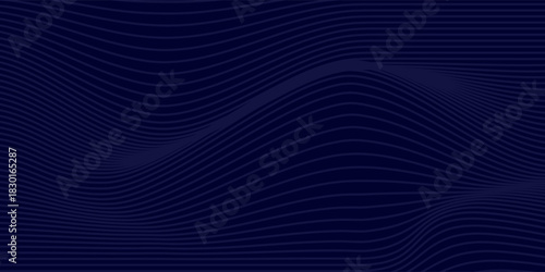 Premium background with diagonal dark blue lines pattern. Vector horizontal template for contemporary formal invitation. vector Eps 10