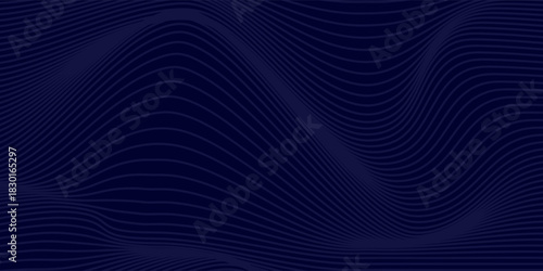 Premium background with diagonal dark blue lines pattern. Vector horizontal template for contemporary formal invitation. vector Eps 10