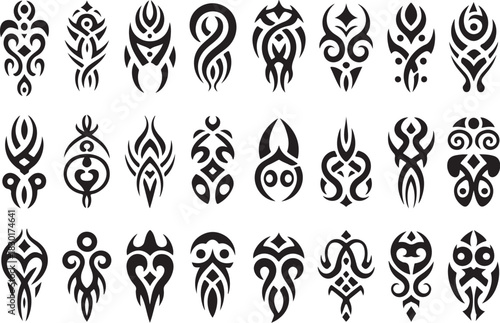 Tribal tattoo designs collection for artists ideal