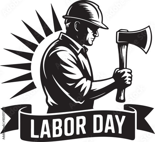 Celebrate Labor Day with a proud worker image