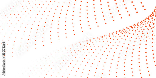 Light orange vector banner with abstract circles, spheres and spots.