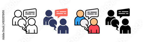 Communication multiple icon