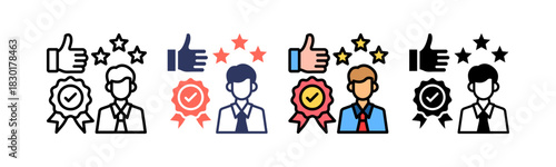 Reputation multiple icon