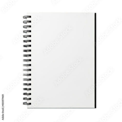 Blank spiral notebook isolated on transparent background isolated on transparent background indoor, outdoor, no people, keyword 30