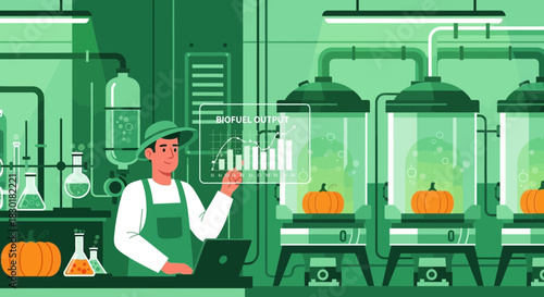 Conceptual biofuel production using pumpkins in a modern laboratory setting