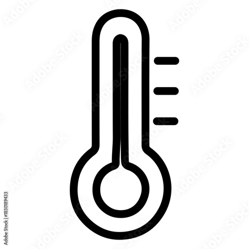 Inflation Heat Line Icon of Inflation Icon Set