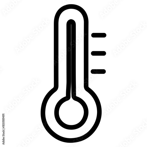 Deflation Cooling Line Icon of Deflation Icon Set