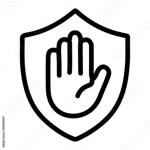 Code of Conduct Line Icon of Ethics and Integrity (Business) Icon Set