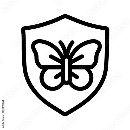 Species Protection Line Icon of Biodiversity Protection Icon Set