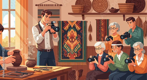 Photography Workshop: Capturing the Art of Pottery Making in a Cozy Studio