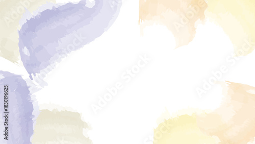 Soft Pastel Watercolor Brush Strokes Background