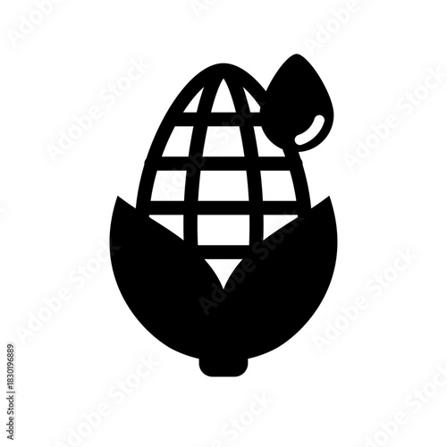 Biofeedstock Line Icon of Biofuels Icon Set