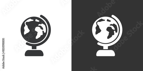 Navigation Tool icon. Solid glyph series icon