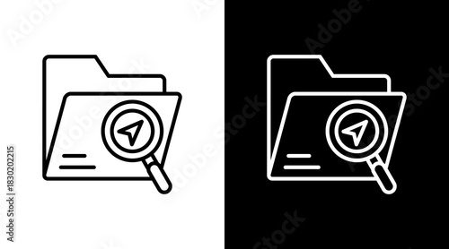 File Explorer With Icon Set Design