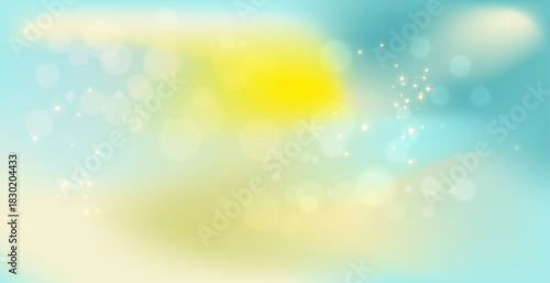 Vector illustration blur bokeh background blue tone color.Template for business.