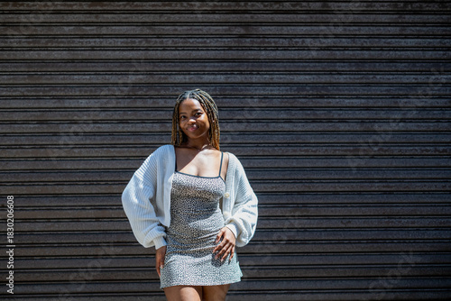 Portrait of confident young woman