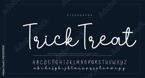 
Signature script lettering font 