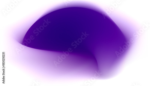 abstract background soft fluid shape on white