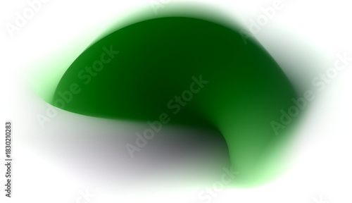 abstract background soft fluid shape on white