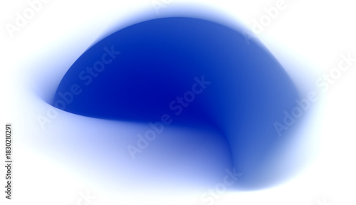 abstract background soft fluid shape on white