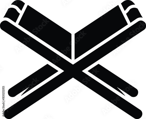 Islamic holy book quran open on a stand icon vector graphic isolated on white background