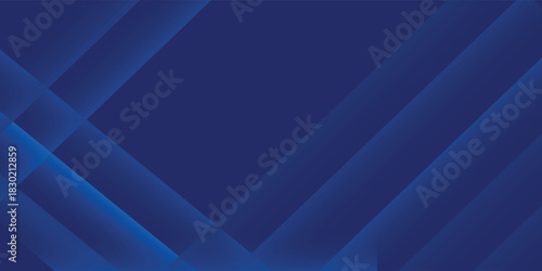 Abstract blue background with glowing geometric lines. Modern blue gradient square shape design. Futuristic technology concept. Suit for brochure, corporate, website, poster, banner, cover modern