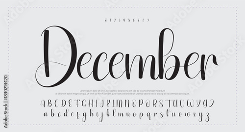 Signature script lettering font 