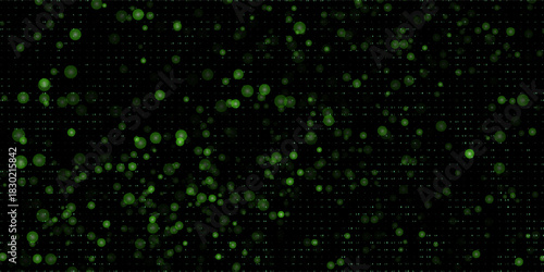 A cybercriminal in a stream of binary code a dynamic vector background symbolizing data flow and digital breaches. Hacker in binary code stream.