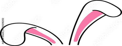 Variety of Cute Rabbit Ears Element