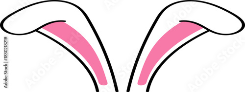 Variety of Cute Rabbit Ears Element