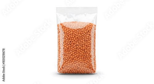 Red Lentils: Crisp Packaging, Rich Harvest